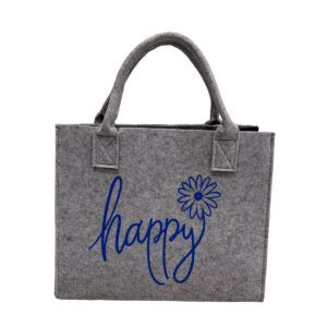 Filztasche - happy